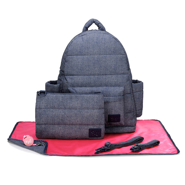 Backpack Baby Diaper Bag - Navy L