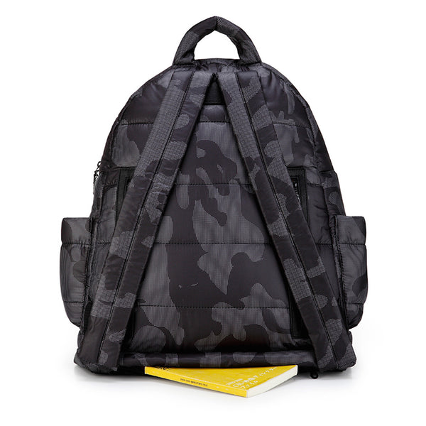 Backpack Baby Diaper Bag - Black Camouflage XL